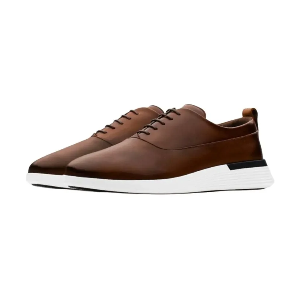 Wolf & Shepherd Mens Crossover Longwing Oxford Sneakers US 12 Brown Leather NIB